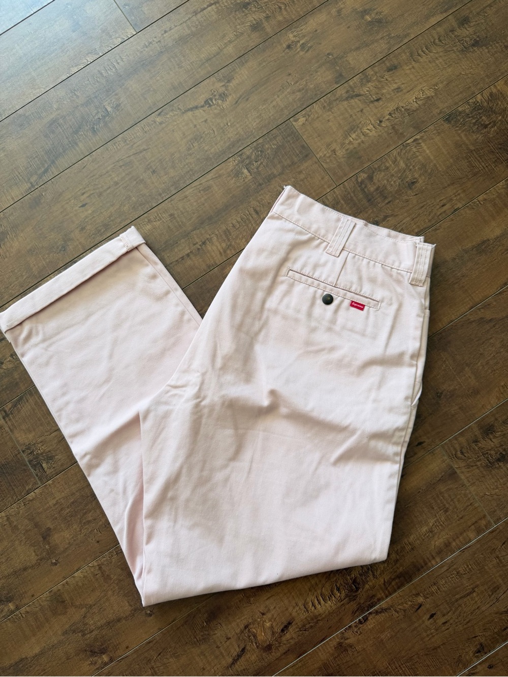 Supreme Salmon colour Chino Pant